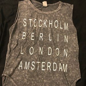 Tank top- European cities